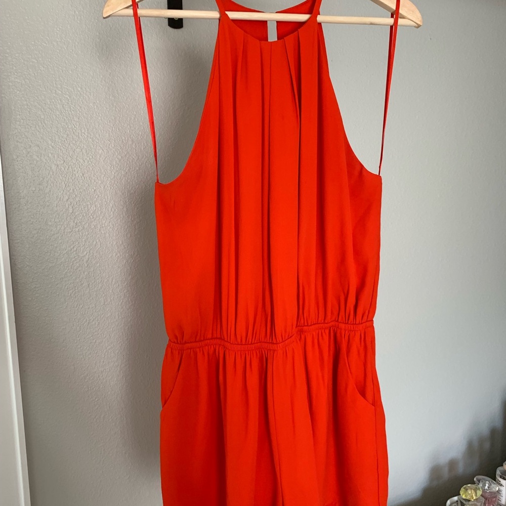 Red dressy Romper
